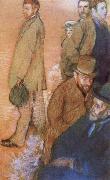 Edgar Degas Six Friends of t he Artist oil painting artist